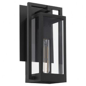 Quorum Lighting Marco 1 - Light Wall Light in  Textured Black - 1 of 1