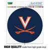 University of Virginia Cavaliers Logo Automotive Car Window Locker Circle Bumper Sticker - 3 of 4