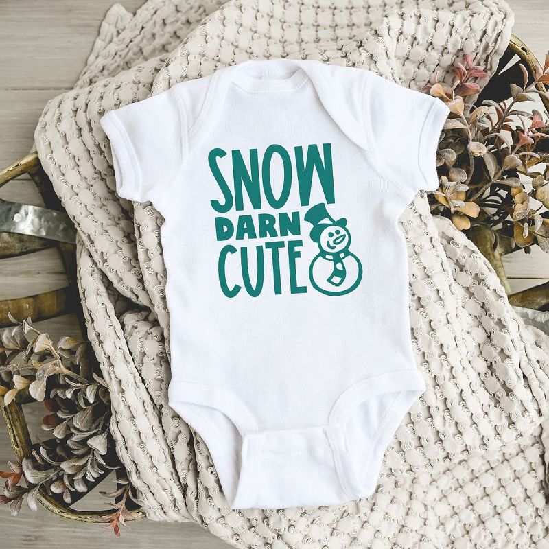 The Juniper Shop Snow Darn Cute Baby Bodysuit, 2 of 3