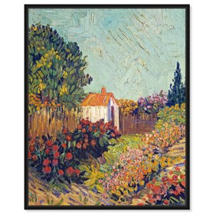 Art Remedy Van Gogh - Landscape Van Gogh Classic Fields and Floral Wall Art Framed - 1 of 4