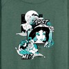 Women's - Disney Princess - Jasmine Pop Lightweight French Terry Wide Neck Long Sleeve Shirt - 2 of 4