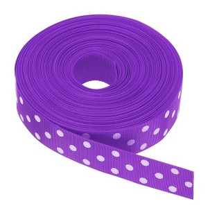 Unique Bargains Polyester Washable Soft Grosgrain Ribbons for DIY Crafts Gift - 1 of 4