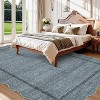 Washable Non-Slip Runner Rug - Soft  Scalloped Carpet for Kitchen, Entryway, Bedroom, Bath, Laundry & Hallway - Stain Resistant - 3 of 4