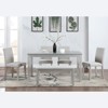 NicBex Dining Table Set for 6 Morden Kitchen Table with Wooden Tabletop, 1 Bench and 4 PU Chairs for Dining Room - 3 of 4
