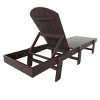 WestinTrends Dylan Adirondack Poly Reclining Chaise Lounge - 4 of 4