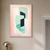 Art Remedy Jade with Magnets Contemporary Shapes Abstract Wall Art Framed - 2 of 4