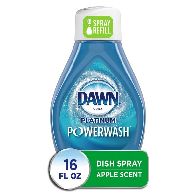 Dawn Platinum Powerwash Dish Spray, Dishwashing Dish Soap - Apple Scent Refill - 16oz