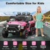 12V Kids Ride-On Truck with Remote Control, 3-Speed Electric Car with Music, LED Lights, Safety Features, Battery Power Wheels Car for Kids - 2 of 4