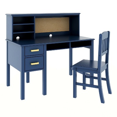 Guidecraft Kids' Taiga Desk And Hutch - Navy : Target