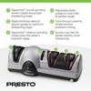 Presto Professional EverSharp Electric Knife Sharpener with Front Power Switch, 3-Stage Sharpening for Kitchen, Chef & Hunting Knives, Black - 3 of 4