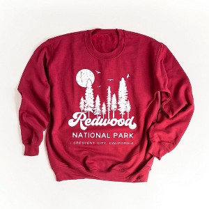 Simply Sage Market Women's Graphic Sweatshirt Vintage Redwood National Park - 1 of 2