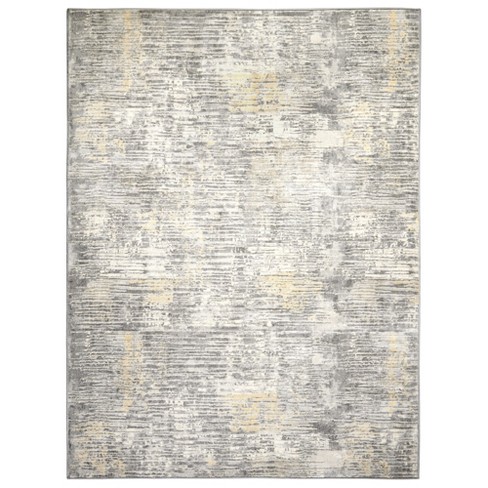Home Dynamix Melrose Lorenzo Modern Abstract Area Rug, Grey/yellow, 6'6 ...