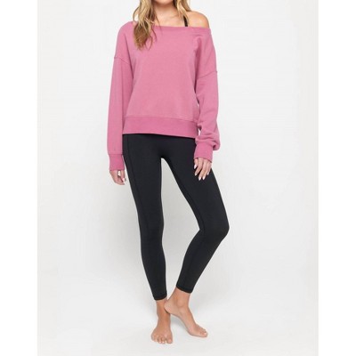 Women's La Vida Off Shoulder Sweatshirt - SPIRITUAL GANGSTER