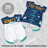 Big Dot of Happiness Blast Off to Outer Space - 2-in-1 Rocket Ship Baby Shower Cards - Activity Duo Games - Set of 20 - 2 of 4