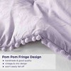 BAGOKIE 2/3 Pieces Pom Pom Bed in a Bag Comforter Set - 3 of 4