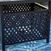 Square Bistro Table Base Stand with 1.57" Hole - Captiva Designs: Rust-Resistant, Weatherproof Patio Dining Table - image 2 of 4