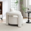 SEYNAR Mid Century Modern Teddy Upolstered Accent Chair with Poilow - 3 of 4