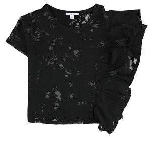 bar III Womens Burnout Basic T-Shirt - 1 of 2