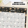 Willow Creek Press Starry Night 2025 12"x12" Spiral Wall Calendar: Monthly Paper Planner, All Ages, Blue, January-December - 4 of 4