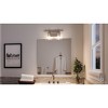 Urban Ambiance Luxury Modern Farmhouse Bath Fixture,  8-3/8"H x 14-7/8"W,  Brushed Nickel Finish, UHP2453 - 2 of 4