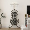 Boersma Cello Shape Wine Bakers Rack, Freestanding Wine Rack with Storage Bottle, Wine Storage Home Bar for Liquor and Wine, Organizer for Kitchen - 2 of 4