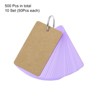 Unique Bargains Memory Learning Office Blank Index Cards with Ring 500 Pcs - 3 of 4