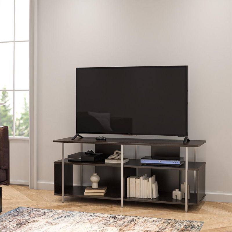 Ameriwood Home Alonso Espresso TV Stand for TVs up to 69", 3 of 5