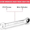 COZONY 20-Piece Ratchet Spanner Set — SAE 1/4-3/4" & Metric 6-19mm, Flex-Head 72 Teeth, Cr-V Steel with Tool Bag for Home & Car Repair - 4 of 4