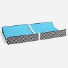 Bacati - Love Black/Turq Pin Dots Changing Pad Cover - 4 of 4