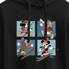 Women's - Disney - Mickey And Donald Alpine Cropped Graphic Hoodie - 2 of 3