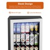 Ca'Lefort Beverage Refrigerator Cooler, 102-140 Can Freestanding Beverage Fridge,with Glass Door for Home/Bar/Office - 3 of 4