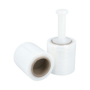 PSBM Cast Narrow Banding Stretch Shrink Wrap Film Clear 5" x 1000' 80 Gauge 12 Rolls - 1 of 4
