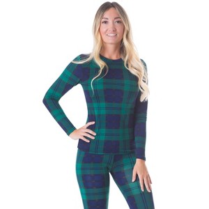 Rocky Women's Thermal Tops Long Johns Underwear Shirt Fleece Lined Base Layer Shirt, Tagless, Insulated For Outdoor Ski Warmth/Extreme Cold Pajamas - 1 of 4