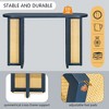 YOOCOZZ  Farmhouse Rattan Console Table - 4 of 4