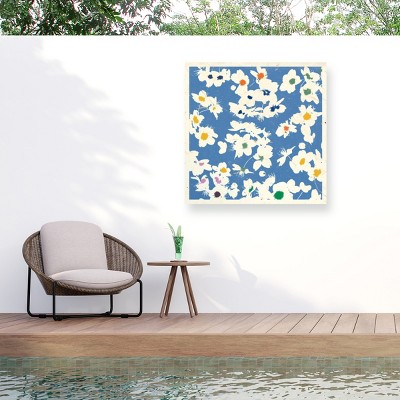 Trademark Fine Art - Jenny Frean Inky Blossom Matted Framed Art