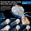 Itopfox Shower Head Combo with High Pressure Rain Shower and Handheld Spray, Adjustable Extension Arm for Powerful Water Flow, Includes Long Hose - 4 of 4