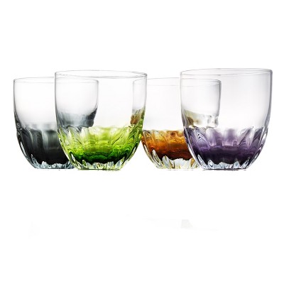 Artland Solar 11 Ounce Double Old Fashioned Glass, Set of 4