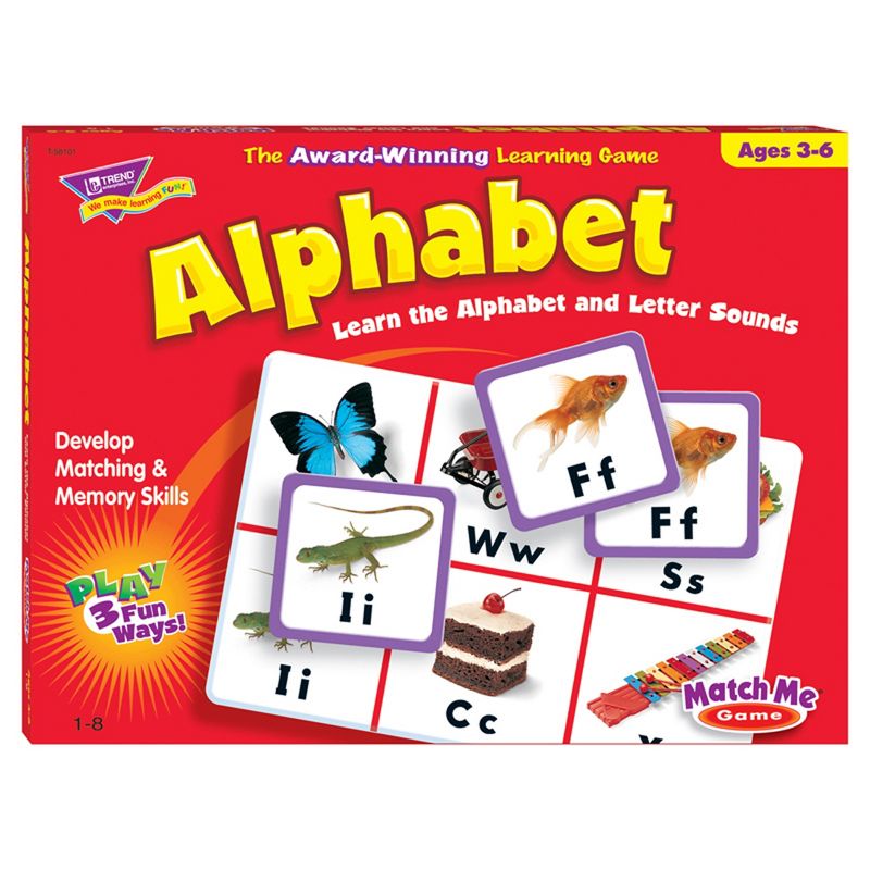 TREND Alphabet Match Me Games, 1 of 4