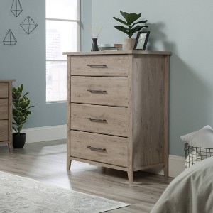 Summit Station Chest Beige - Sauder: 4-Drawer Storage, Mid-Century Modern Design, MDF Construction - 1 of 4