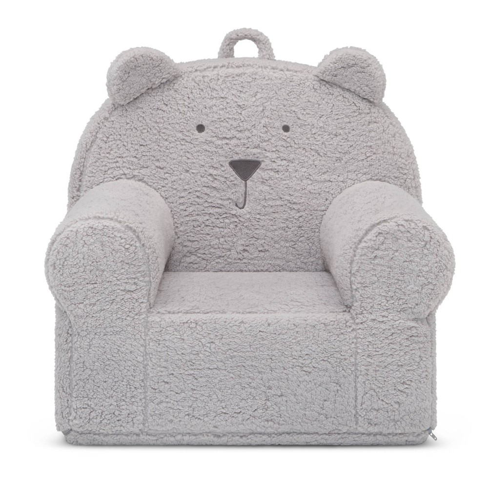 Photos - Coffee Table babyGap by Delta Children Faux Shearling Bear Chair - Greenguard Gold Cert