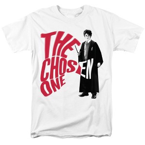Harry Potter The Chosen One Adult T-Shirt White - 1 of 4