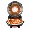 Granitestone Piezano XL 14” Black Electric Pizza Oven Indoor Outdoor – 5 Pc Set with Pizza Stone & Peels - 2 of 4