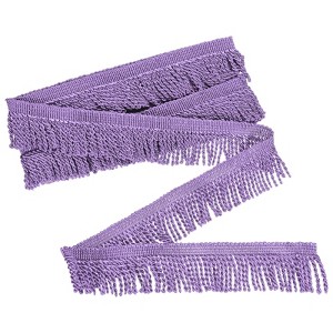 Unique Bargains Polyester Boho Durable Multipurpose Curtain Fringe Trim 2.4 Inch 1 Pc - 1 of 4