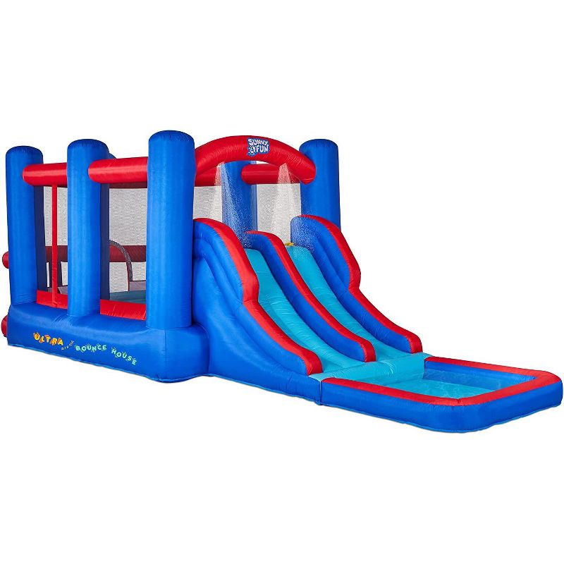 Sunny & Fun Inflatable Kids Backyard Water Slide Bounce House, 1 of 8