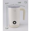 WILLOW Kitchen Hot and Cold Milk Frother White - 4 of 4