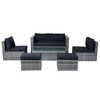 Whisen 6-Piece Wicker Patio Sectional Set - 4 of 4