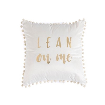 "Sleep" Pillow - Off-White - Shiraleah