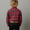 Hope & Henry Boys'  Long Sleeve Flannel Button Down Shirt, Kids - 3 of 4