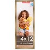 PosterPalooza | 4x12 Wood Frame with UV Acrylic, 6 Finishes: Black, White, Bronze, Silver, Wood, Mahogany - 2 of 4