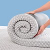 Subrtex 3" Mattress Topper Gel Memory Foam Mattress Pad with Breathable Removable Cover - 4 of 4